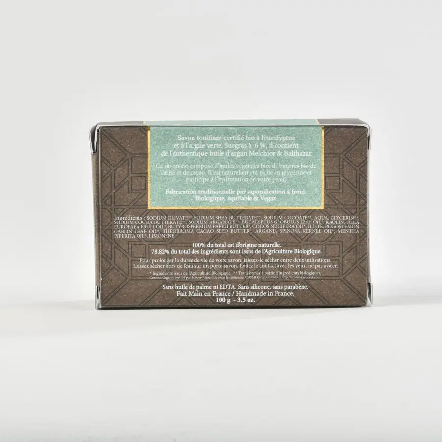 Savon argan eucalyptus Melchior et Balthazar