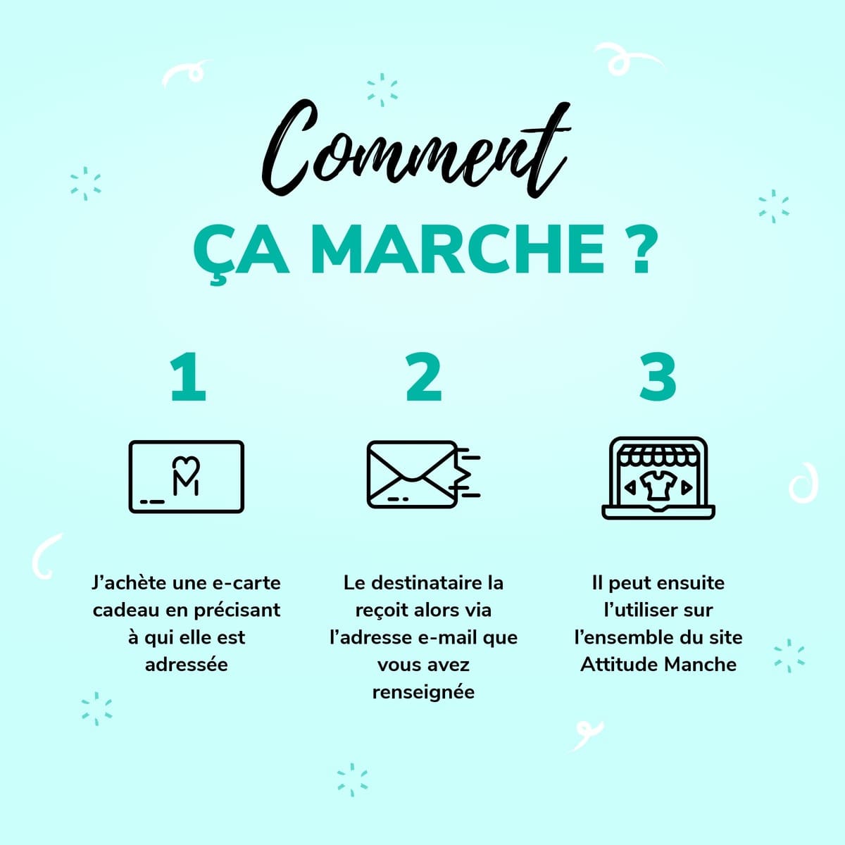 Carte cadeau Attitude Manche