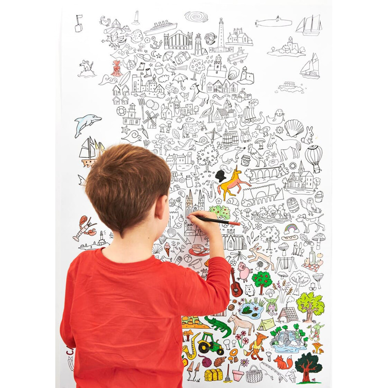 Affiche coloriage géant 70×100 cm